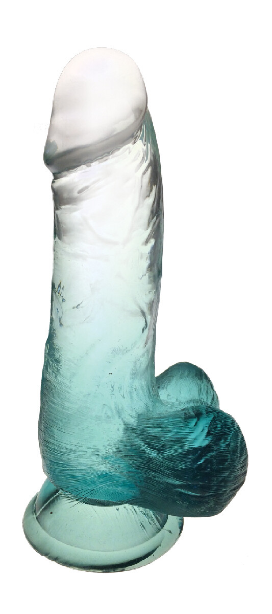 Shades 6" Suction Cup Dildo - Emerald