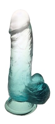 Shades 6&quot; Suction Cup Dildo - Emerald