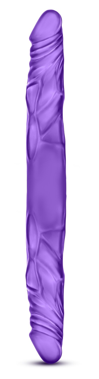 Blush B Yours 14" Double Dildo - Purple