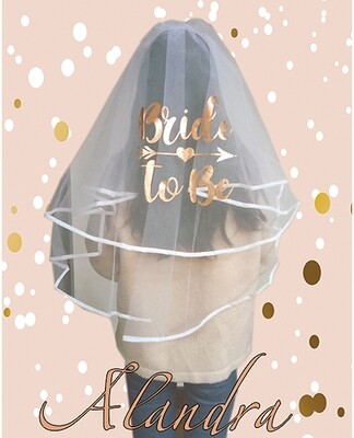 Bride Tribe Bride To Be Veil