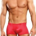 Male Power Satin Pouch Short Red Male Power Satin Pouch Short Red