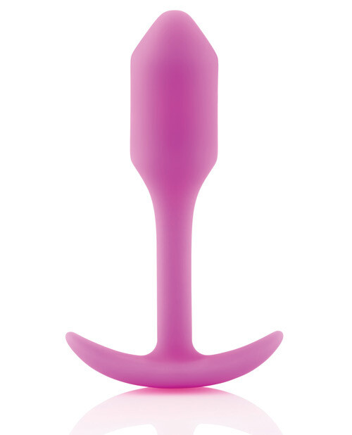 b-Vibe Weighted Snug Plug 1 - Fuchsia