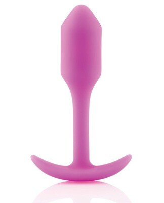 b-Vibe Weighted Snug Plug 1 - Fuchsia
