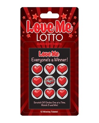 Love Me Lotto Scratch Off Cards