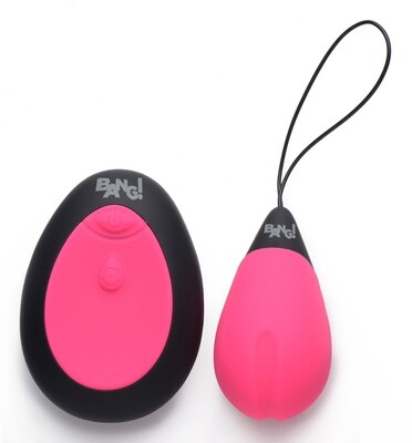 Bang! 10X Vibrating Remote Egg - Pink