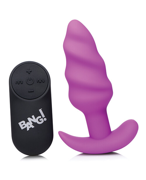 Bang! 21x Remote Swirl Plug  - Purple