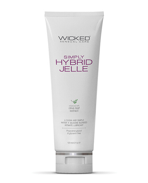 Wicked Sensual Care Simply Hybrid Jelle Lubricant - 4 oz.