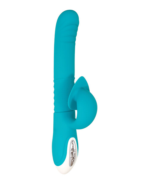 Evolved Show Stopper Rotating &amp; Thrusting Rechargeable Vibrator