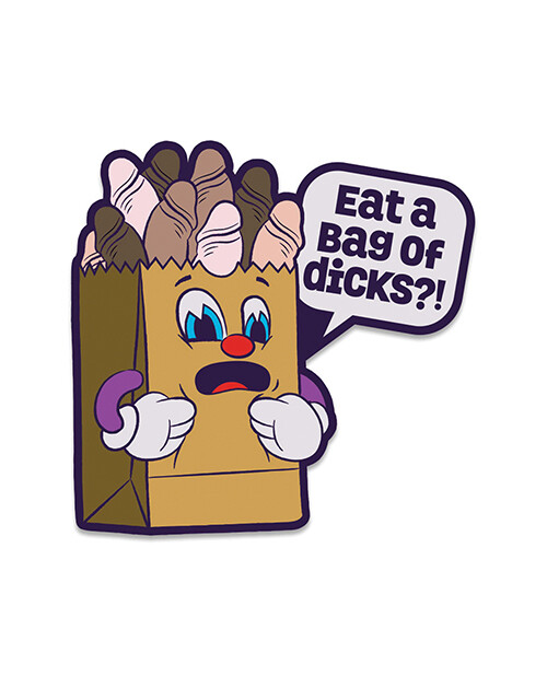 Wood Rocket Bag Of Dicks Pin