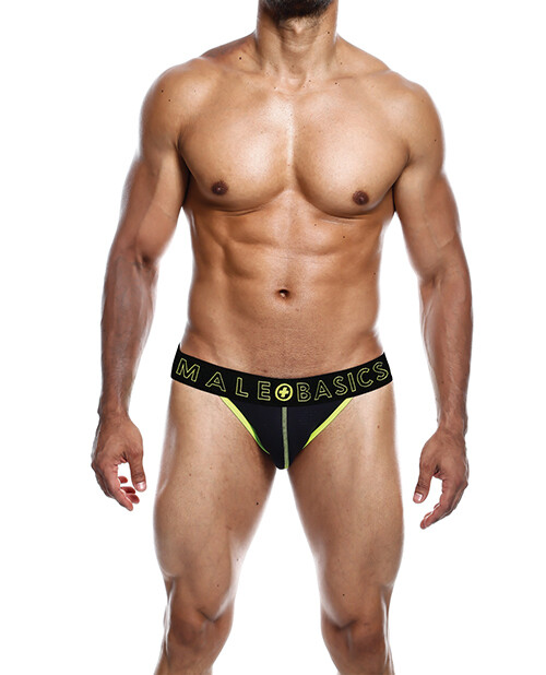 Male Basics Neon Jock Underwear - Neon Yellow