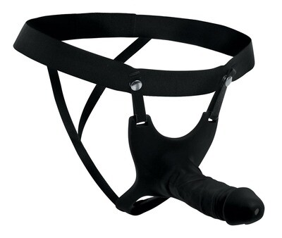 Size Matters Hollow Strap-On - Black