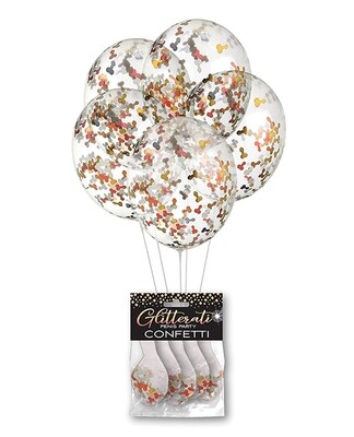 Glitterati Penis Balloons 6 Pack