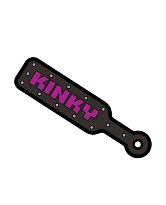 Wood Rocket Kinky Paddle Pin