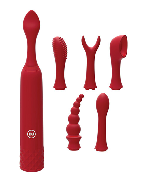 IVibe IQuiver Interchangeable Vibrator - Red