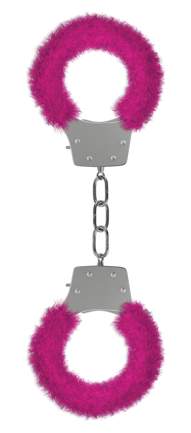 Shots Pleasure Fur Cuff - Pink