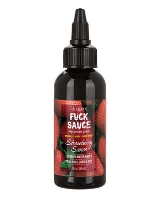 Fuck Sauce Flavored Lubricant - Strawberry 2 oz.