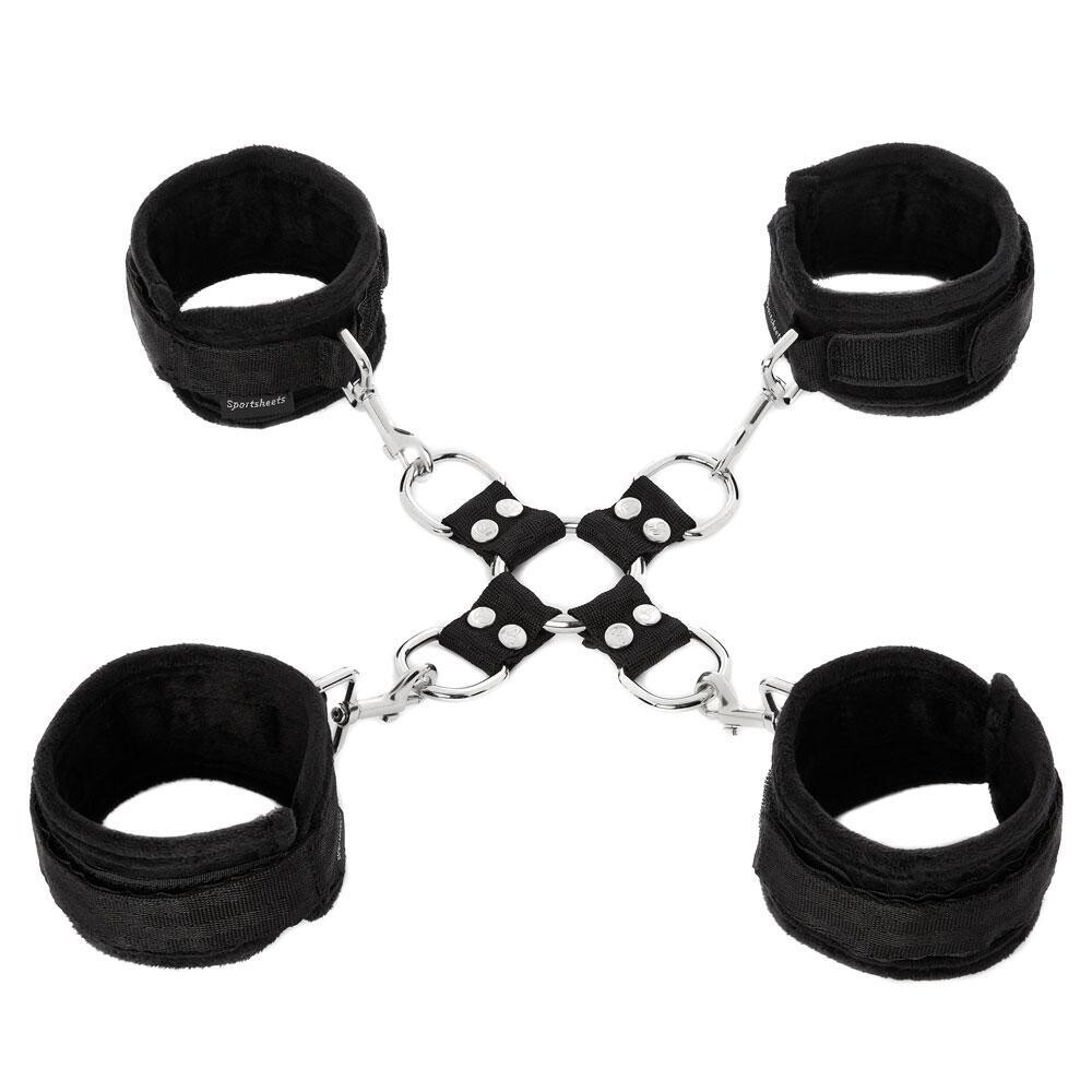 Sportsheets Five Piece Hog Tie &amp; Cuff Set