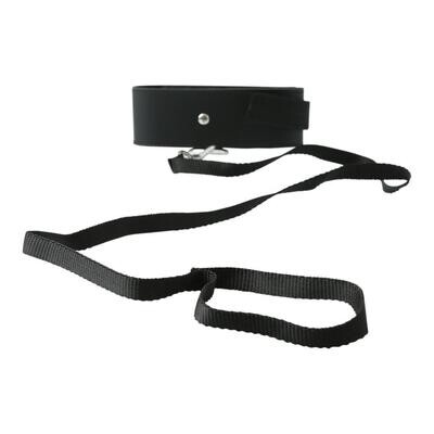 Sex &amp; Mischief Leash &amp; Collar - Black