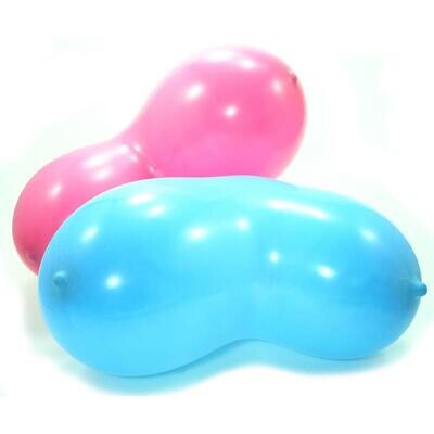 Boobie Balloons Assorted Colors 6 Pack