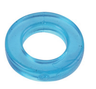Elastomer Metro Cock Ring - Blue