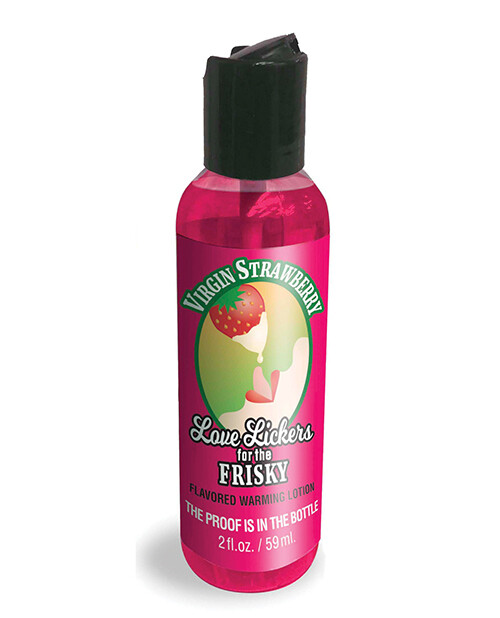 Love Lickers Flavored Body Topping - Virgin Strawberry 2 oz. Love Lickers Flavored Body Topping - Virgin Strawberry 2 oz.