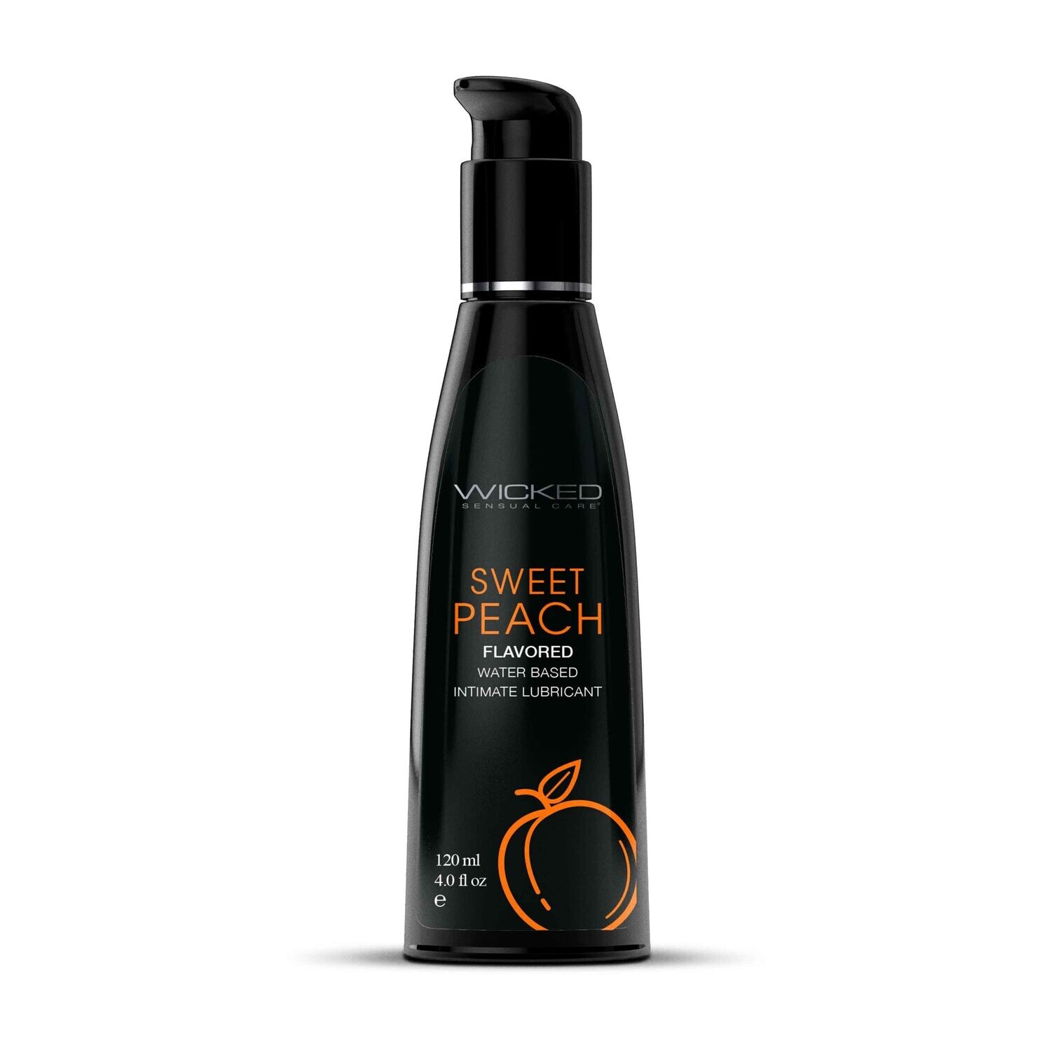 Wicked Sensual Care Flavored Lubricant - Sweet Peach 4 oz.