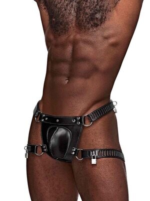 Male Power Scorpio Chastity Thong One Size Male Power Scorpio Chastity Thong One Size