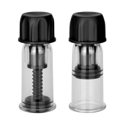 Nipple Play Twist Suckers - Black