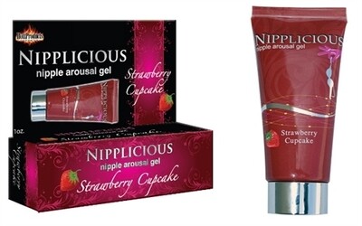 Nipplicious Stimulating Nipple Gel - Strawberry 1 oz.