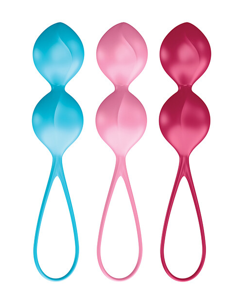 Satisfyer V Balls Training Set - Assorted Colors