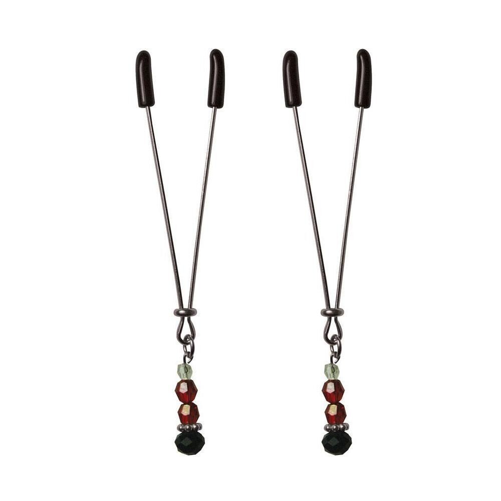 Sex &amp; Mischief Ruby Black Nipple Clamps
