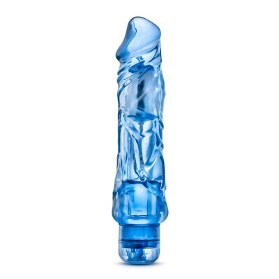 Blush Naturally Yours Wild Ride Vibrator - Blue