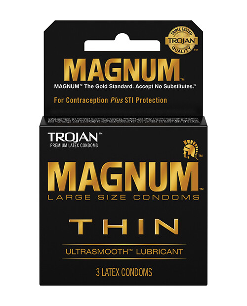 Trojan Magnum Thin Condoms 3 Pack
