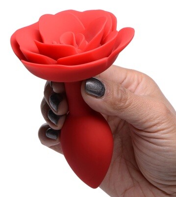 Master Series Booty Bloom Rose Silicone Plug Medium Master Series Booty Bloom Rose Silicone Plug Medium