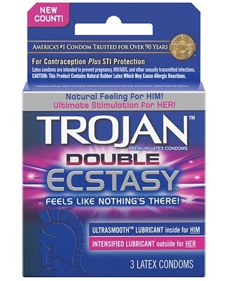 Trojan Double Ecstasy 3 Pack