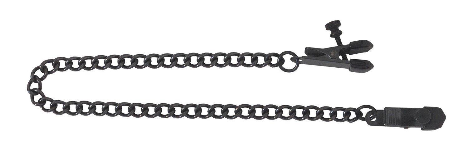 Spartacus Broad Adjustable Clamps - Black Chain
