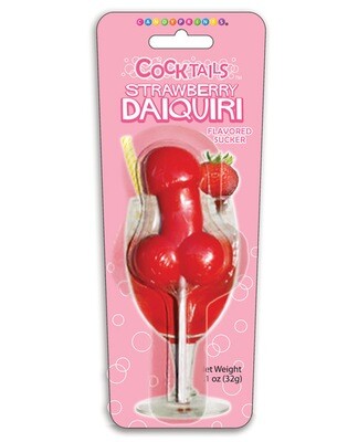 Cocktails Flavored Suckers - Strawberry Daiquiri