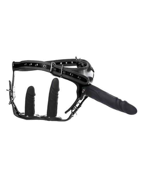 STRICT Double Penetration Strap-On Harness w/Interchangeable Dildos