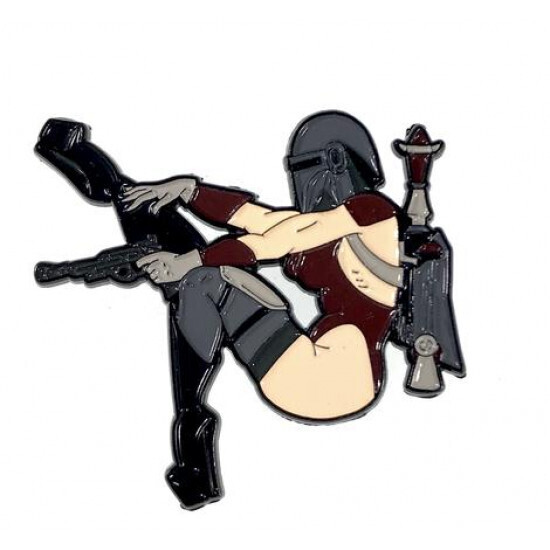 Geeky &amp; Kinky Miss Mando Fett Pin