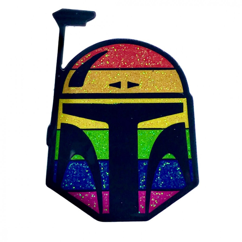 Geeky kinky fett pride pin
