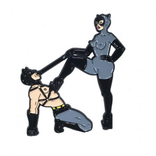 Geeky &amp; Kinky Cat And Bat Pin