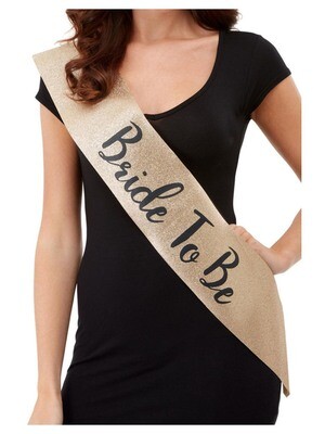 Fever Glitter Bride To Be Sash