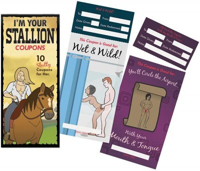 I'm Yours Stallion Coupon Booklet 10 Pack