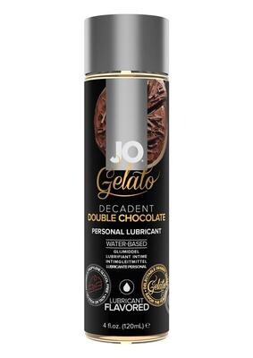 System JO H2O Gelato Flavored Lubricant - Double Chocolate 4 oz.