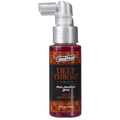 Good Head Deep Throat Spray - Cinnamon 2 oz.