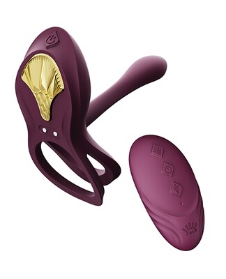 Zalo Bayek Remote Couples Ring - Purple