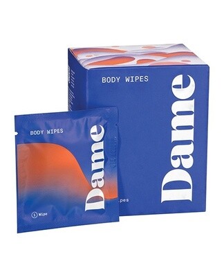 Dame Body Wipes Individually Wrapped 15 Pack