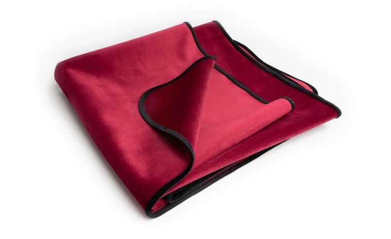 Liberator Fascinator Throw - Queen - Merlot