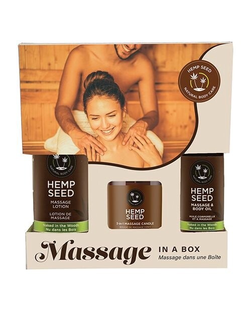 Earthly Body Massage in a Box Gift Set - Naked in the Woods