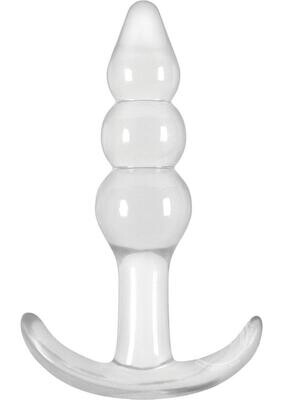 Jelly Rancher Ripple T Plug - Clear